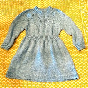 Cat & Jack Toddler Girl Dress in a beautiful Baby Blue Sparkly Knit 2T